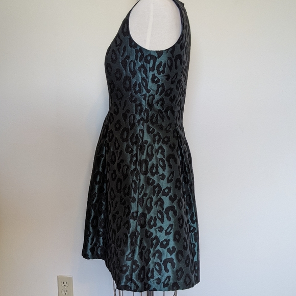 Green Cheetah Dress - Picture 3 of 7